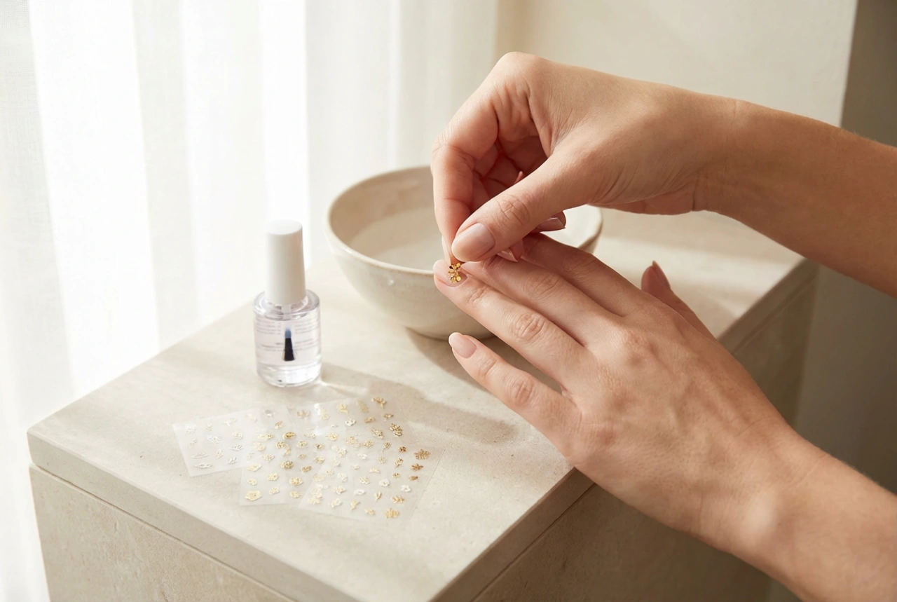 Adesivi per unghie semipermanenti: tipologie, applicazione e come sigillarli con il top coat