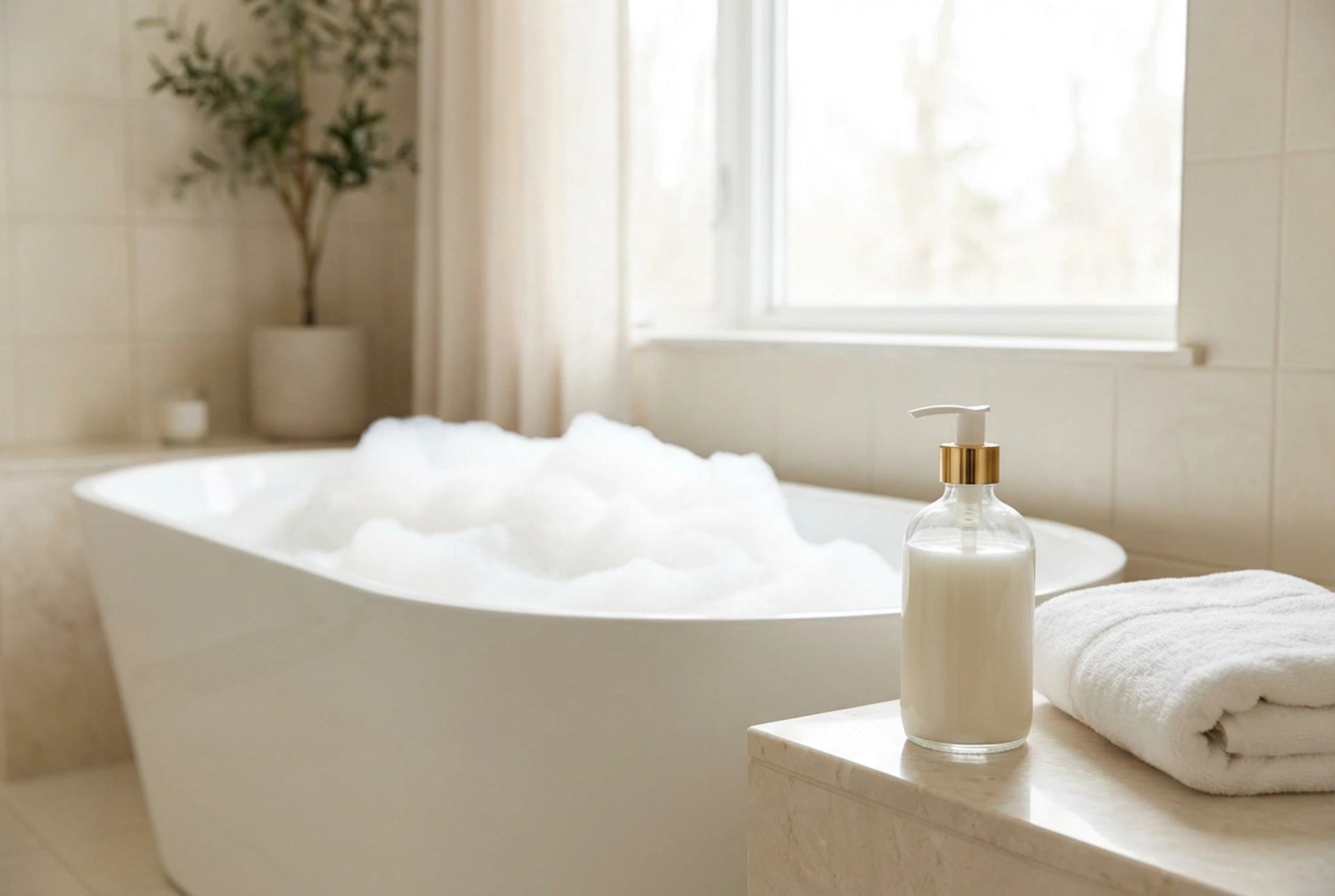 Bagnoschiuma: come dosarlo, creare la schiuma e curare la pelle dopo il bagno