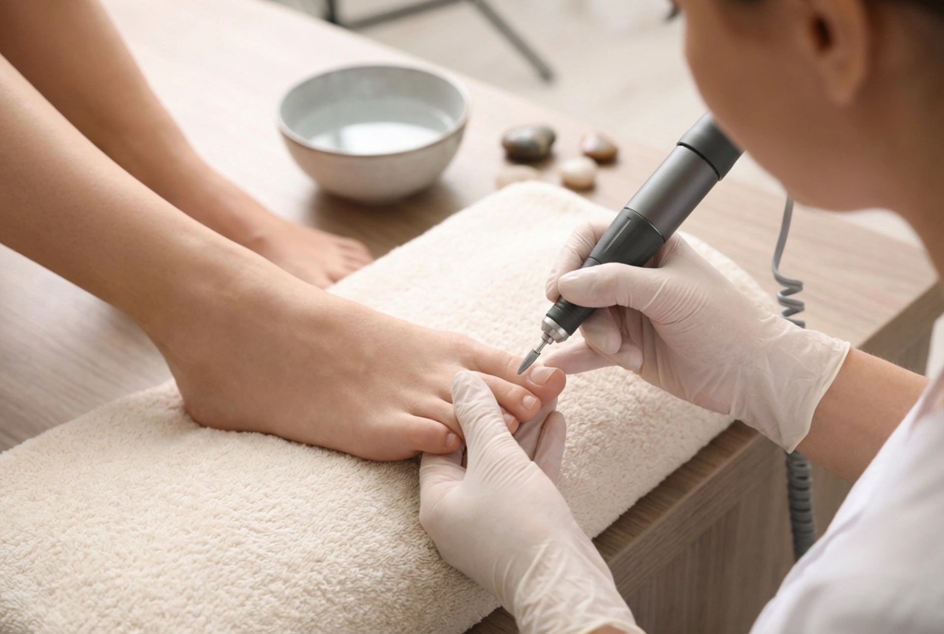 Pedicure con fresa: preparazione dei piedi, scelta delle frese e tecnica