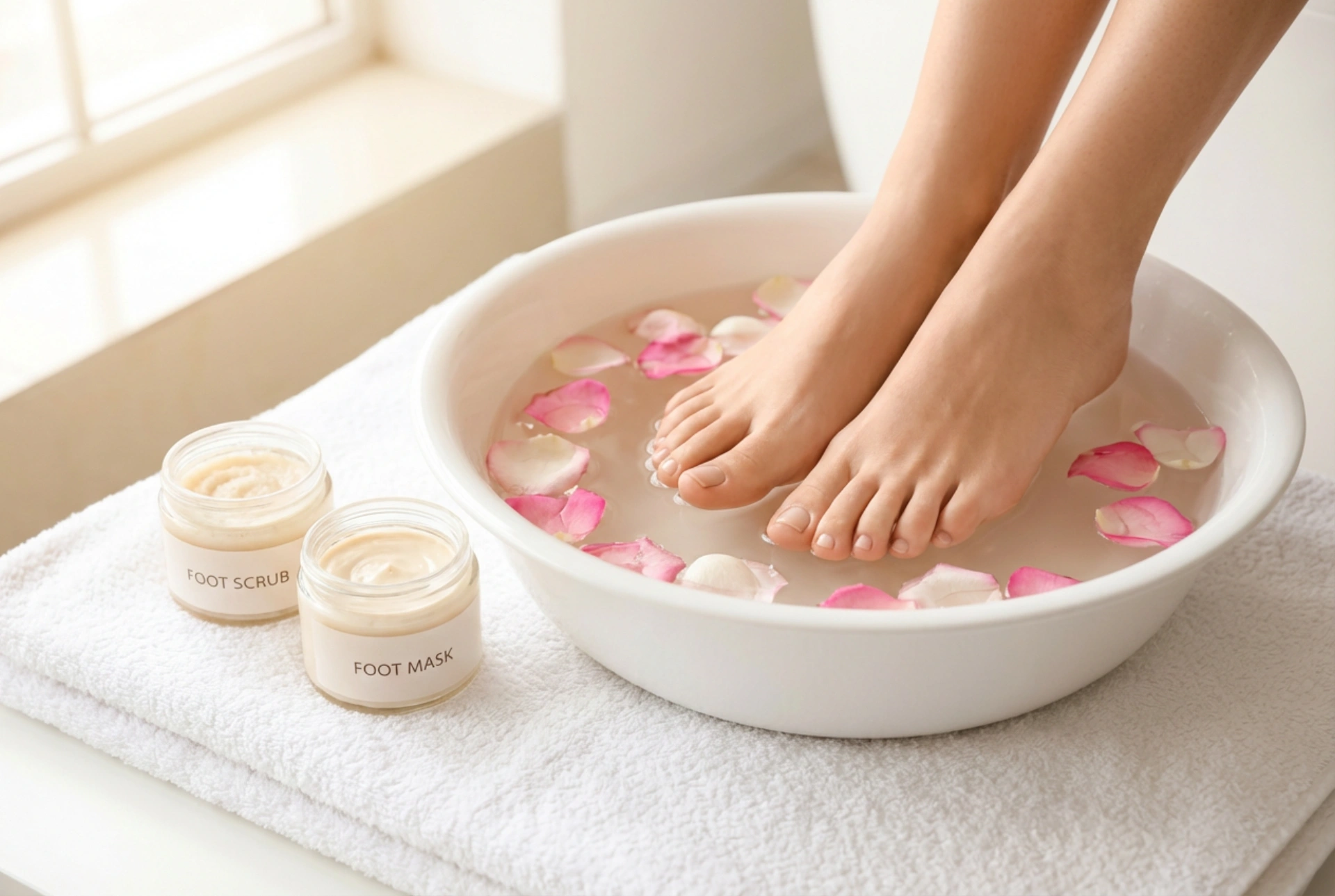 Pedicure SPA a casa: come ricreare un trattamento rilassante con pediluvio, scrub e maschera