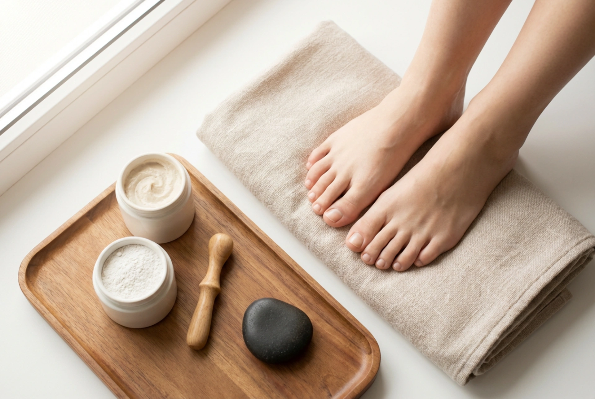 Pedicure giapponese a casa: ordine del trattamento, pasta, polvere e massaggio