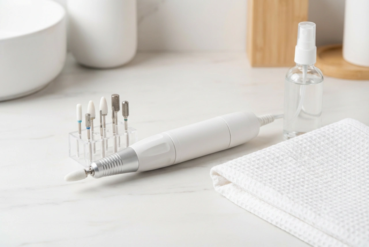 Fresa per unghie e talloni: scelta delle punte, velocità e igiene del lavoro