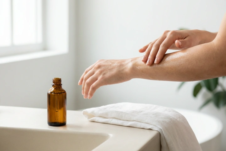 Olio da massaggio a casa: applicazione, scorrevolezza e cura della pelle