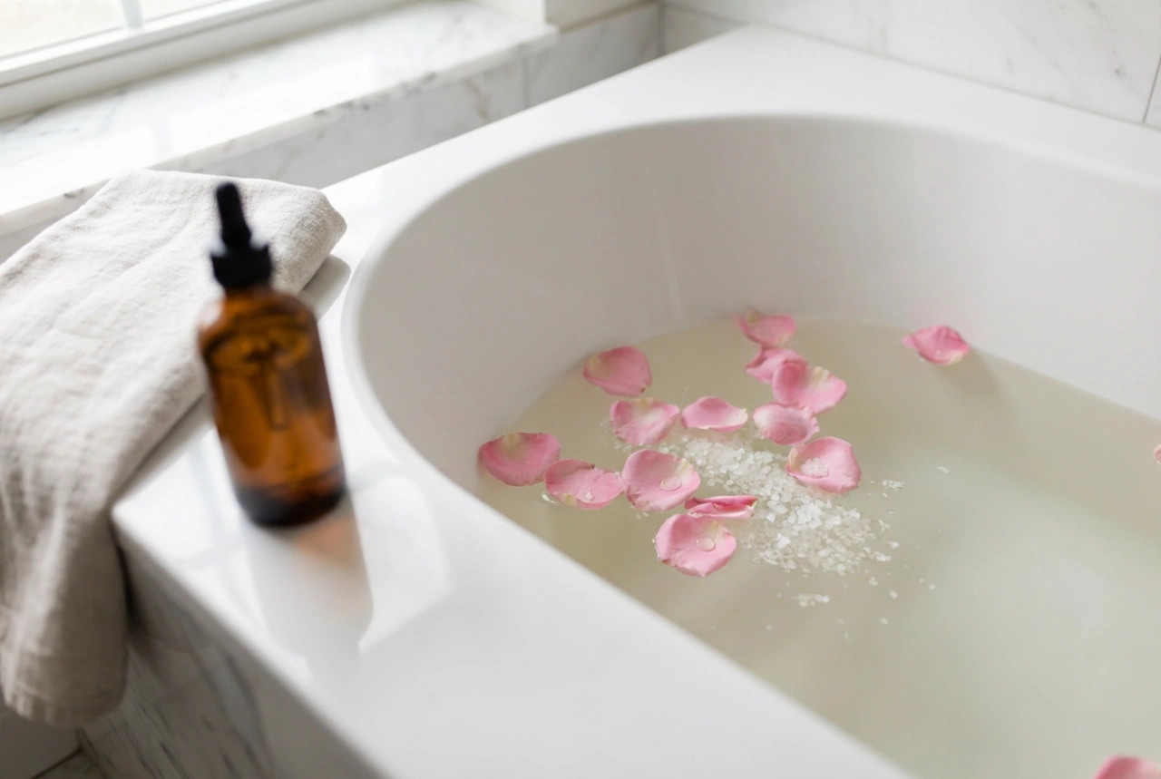 Bagno rilassante con i sali da bagno: additivi aromatici e rituali di benessere