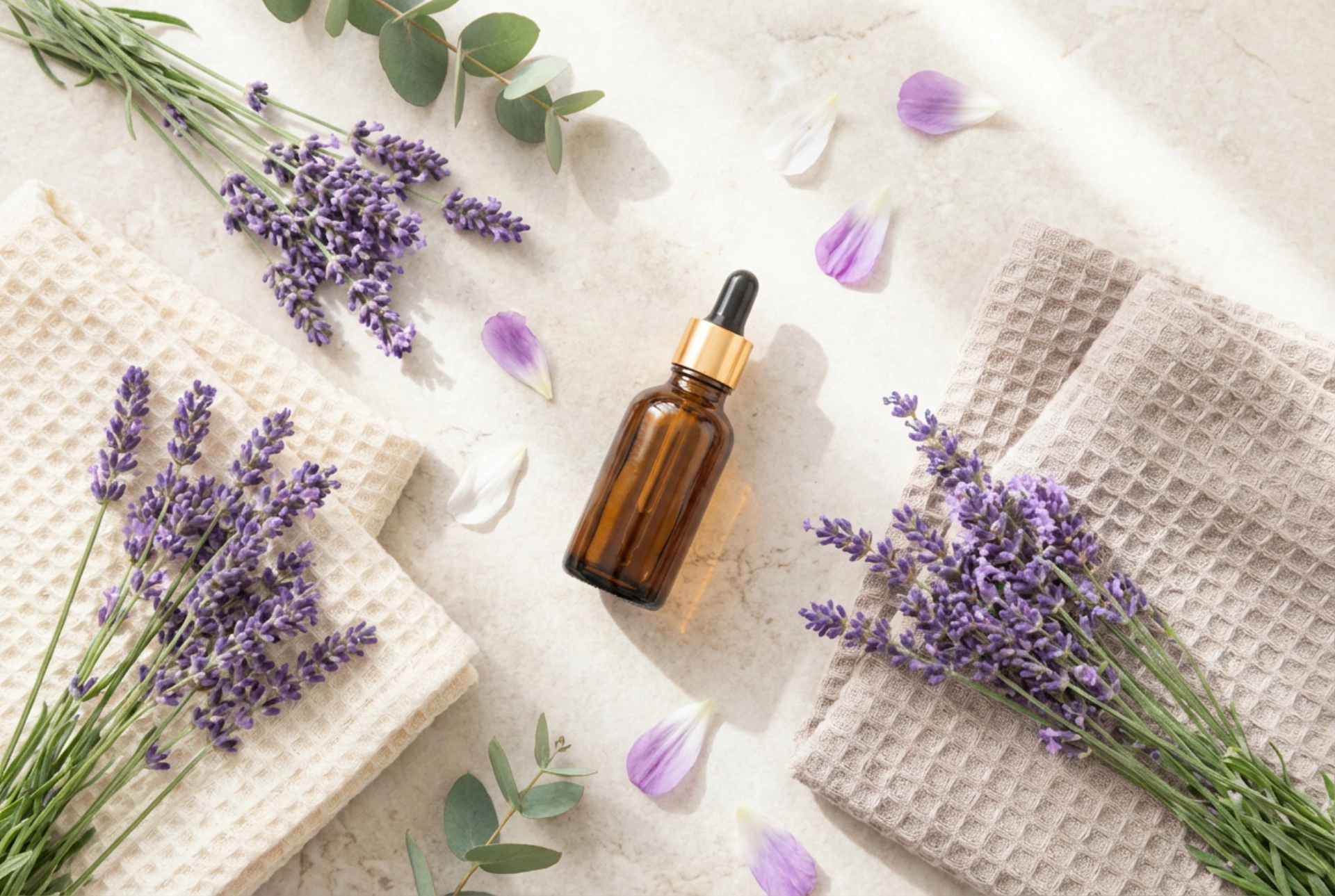 Olio essenziale di lavanda naturale nella cura della pelle: bagno, nebbia, massaggio