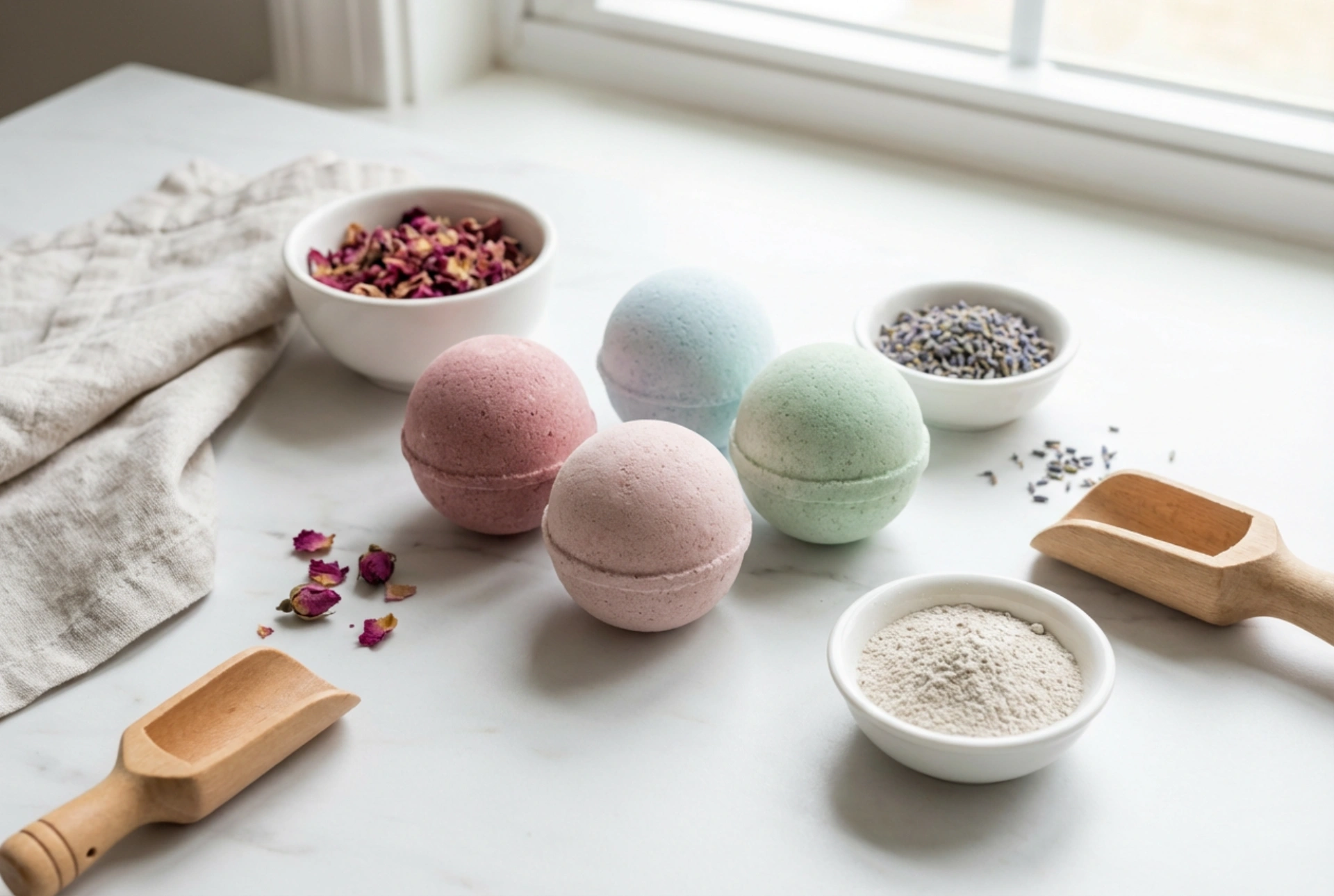 Bombe da bagno naturali: ingredienti, preparazione e conservazione