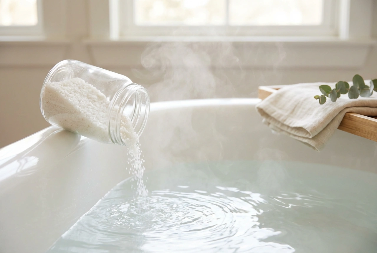 Sali da bagno al magnesio: un bagno rilassante passo dopo passo