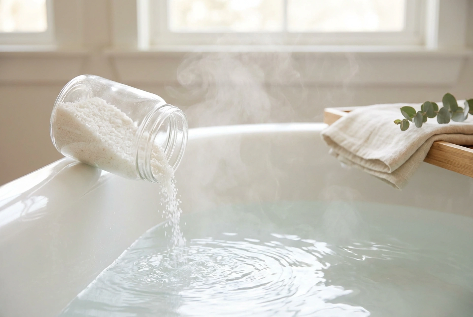 Sali da bagno al magnesio: un bagno rilassante passo dopo passo