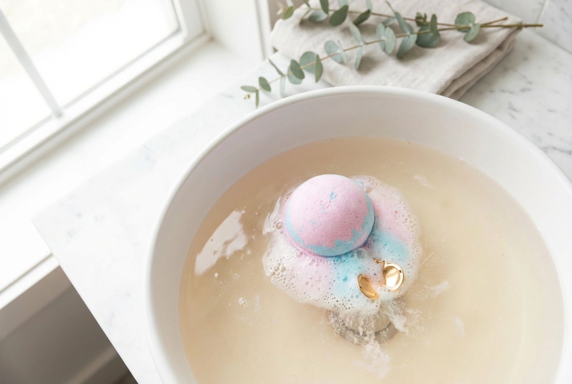 Bomba da bagno con sorpresa: come inserire un piccolo oggetto in sicurezza