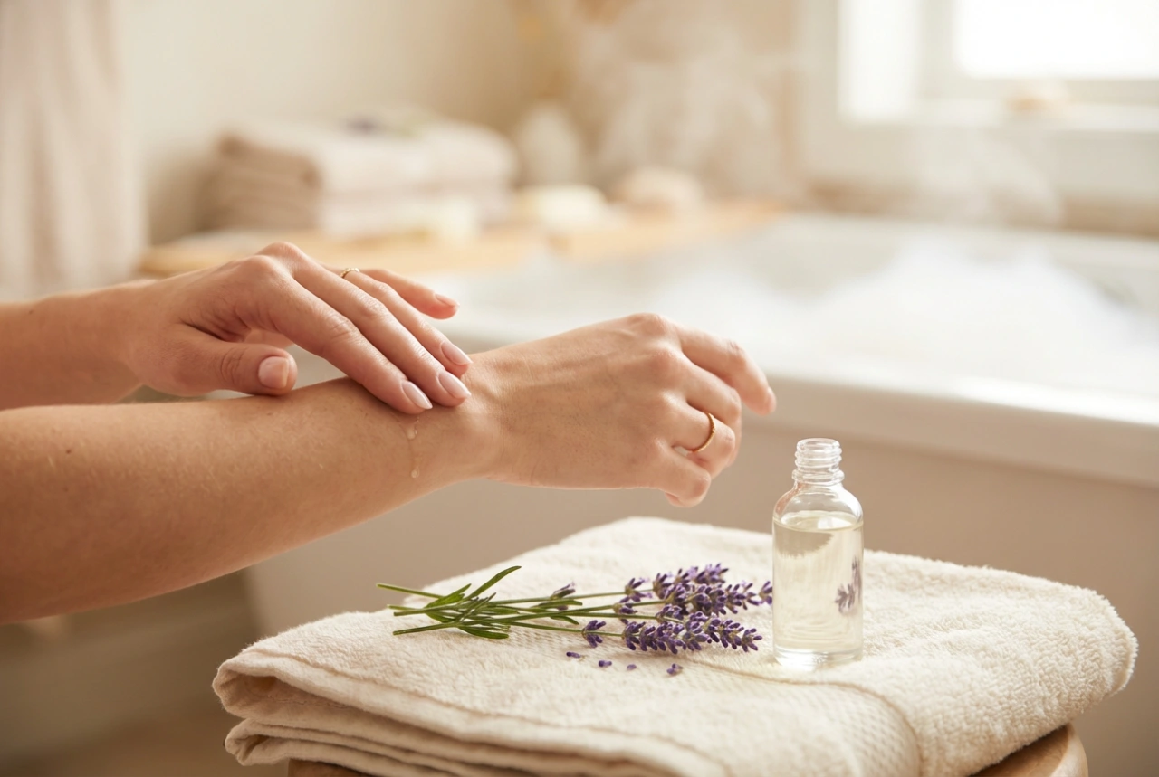 Olio essenziale di lavanda: uso per un bagno e un massaggio rilassante
