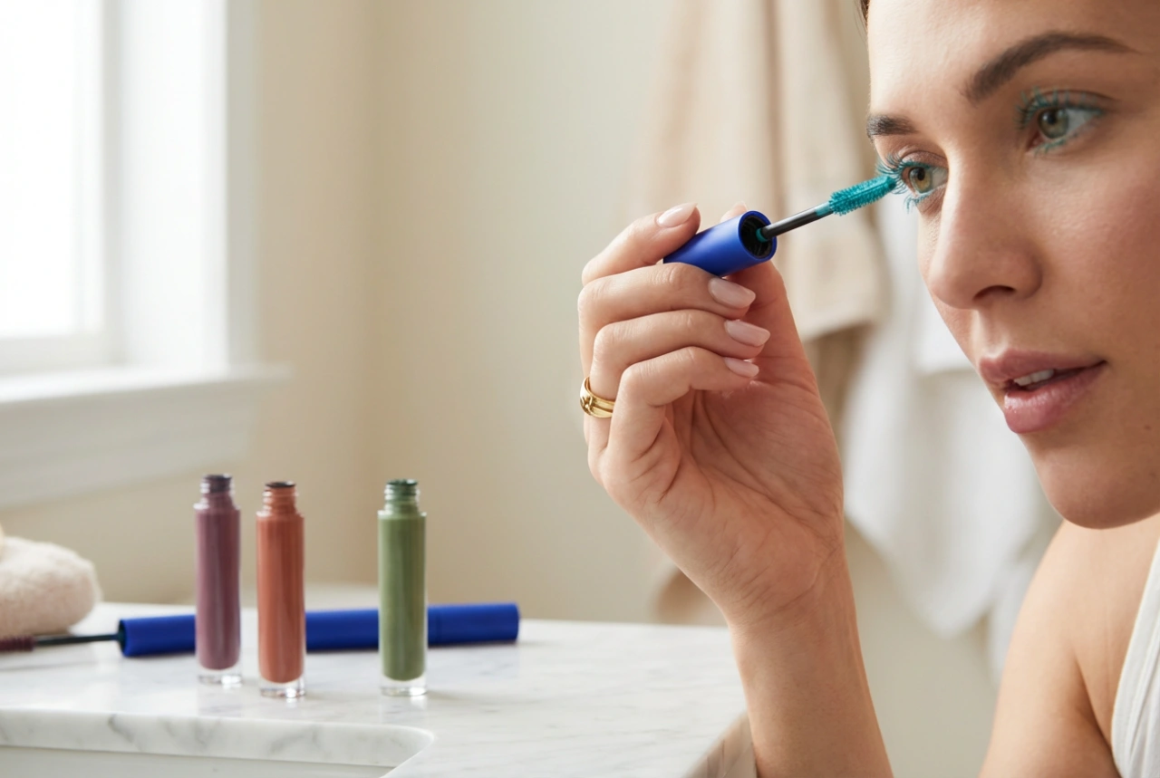 Mascara colorato per tutti i giorni: scelta delle tonalità e tecnica di applicazione