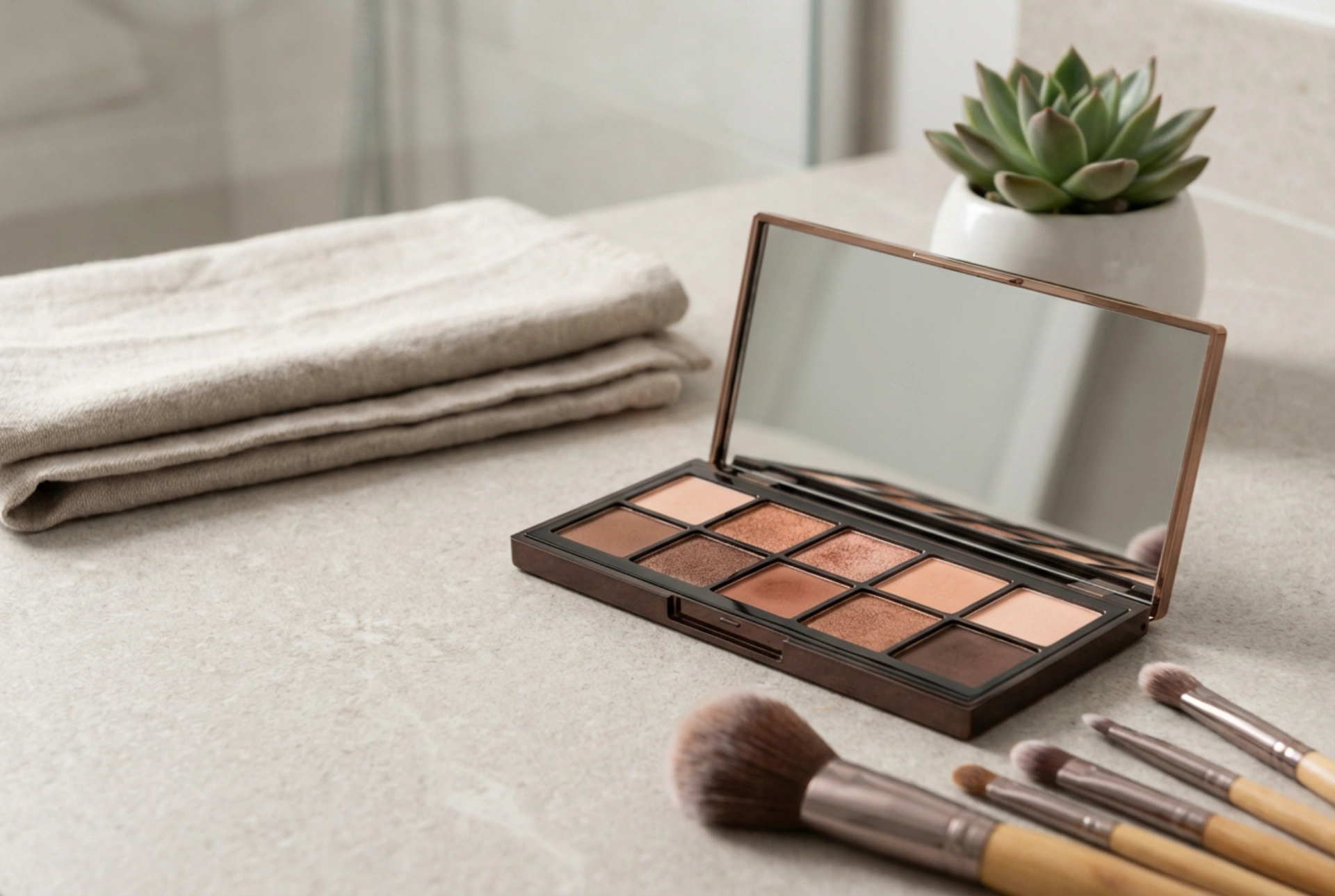 Trucco per occhi azzurri: palette di colori e passaggi per l'applicazione