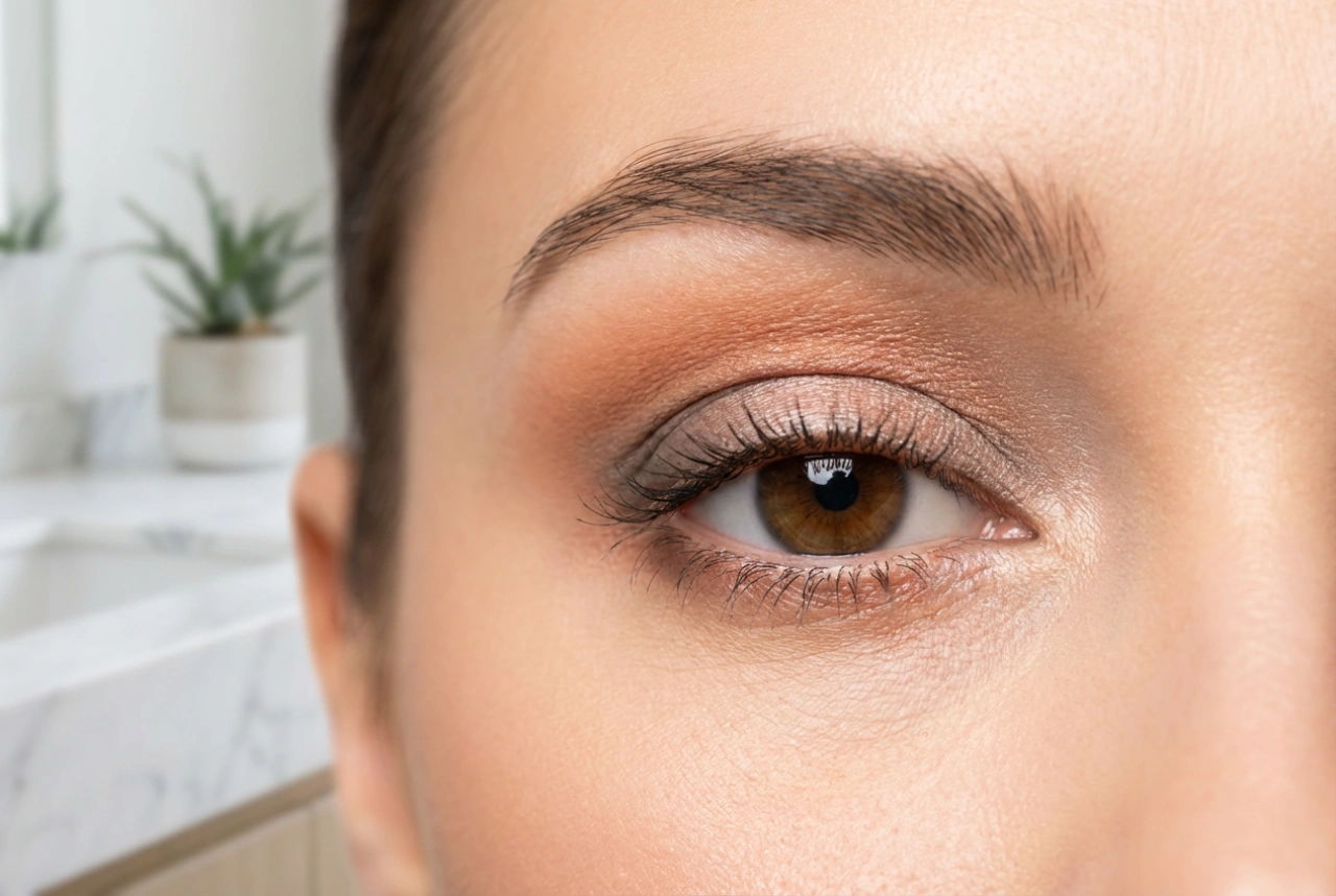 Trucco per occhi marroni: contrasti, calore e freddo in pratica