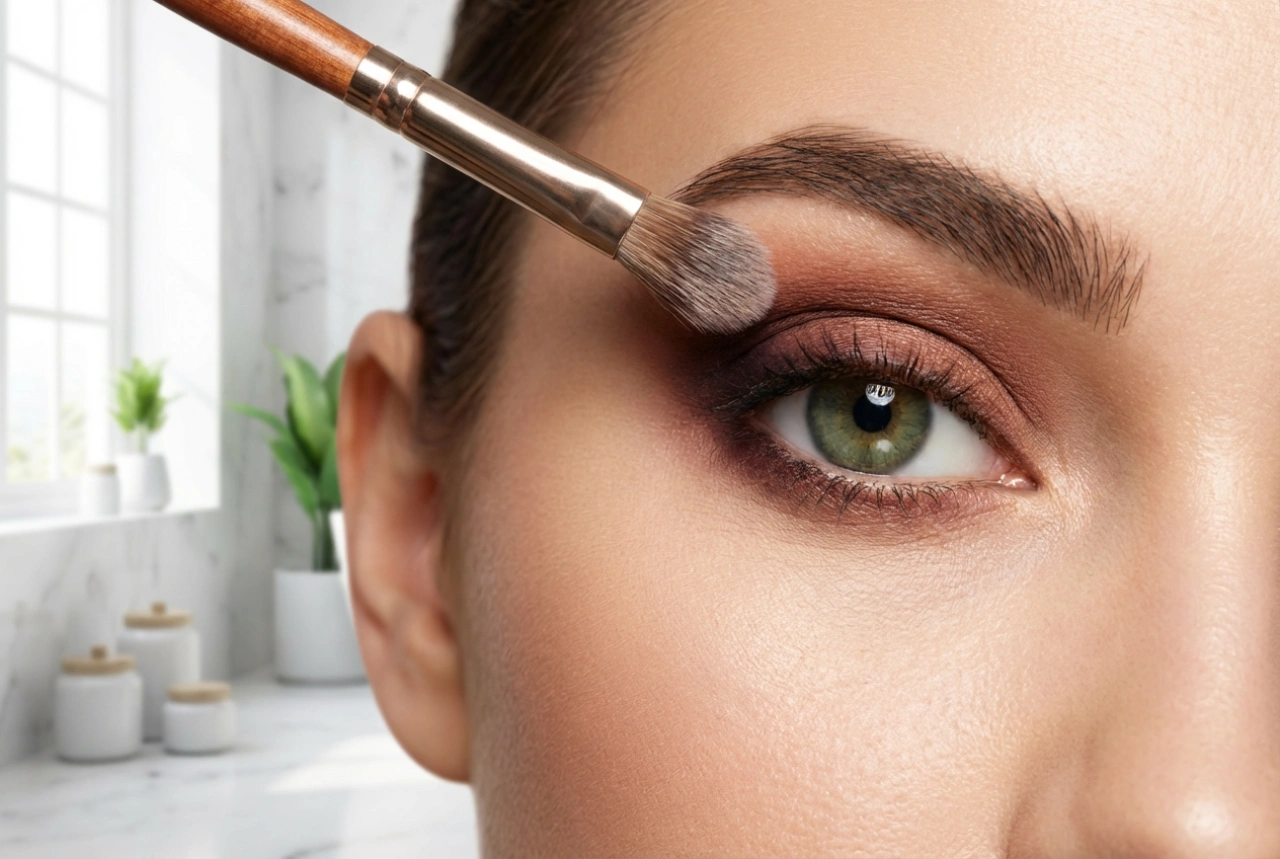 Trucco per occhi verdi: dalle sfumature castagna alla prugna, passo dopo passo