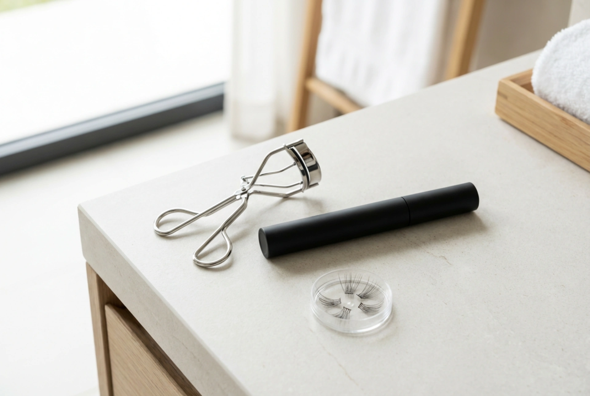 Styling delle ciglia a casa: piegaciglia, mascara e ciuffetti