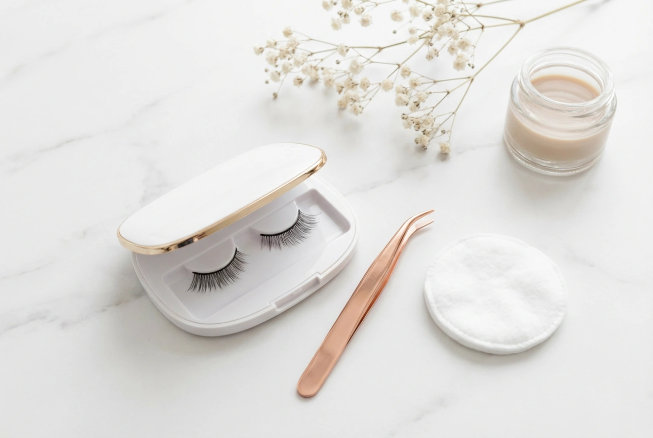 Ciglia magnetiche senza eyeliner: applicazione, adattamento e cura