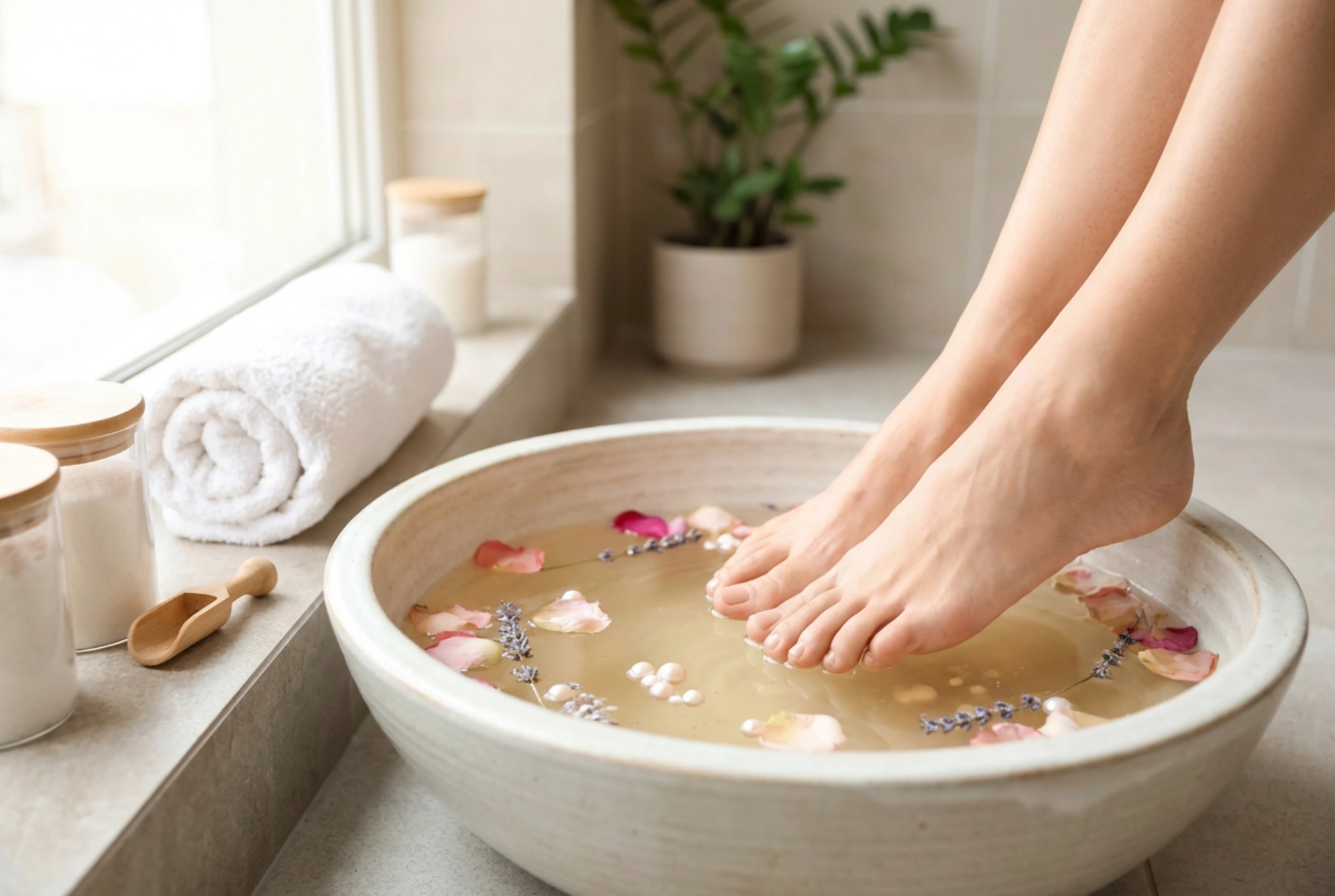Pedicure SPA a casa: fasi rilassanti, peeling, maschera e massaggio