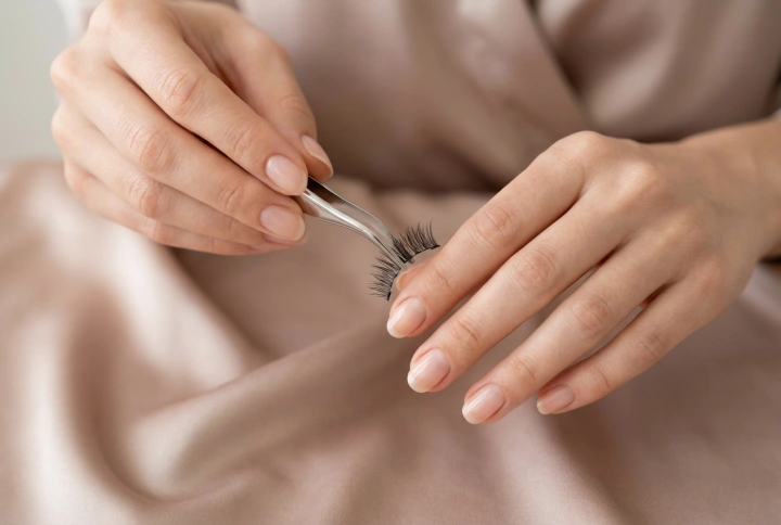 Ciglia magnetiche con applicatore: applicazione comoda passo dopo passo