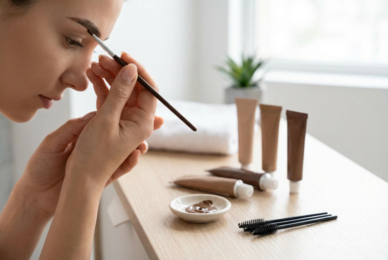 Tinta per sopracciglia a casa: come scegliere la tonalità e ottenere un effetto uniforme