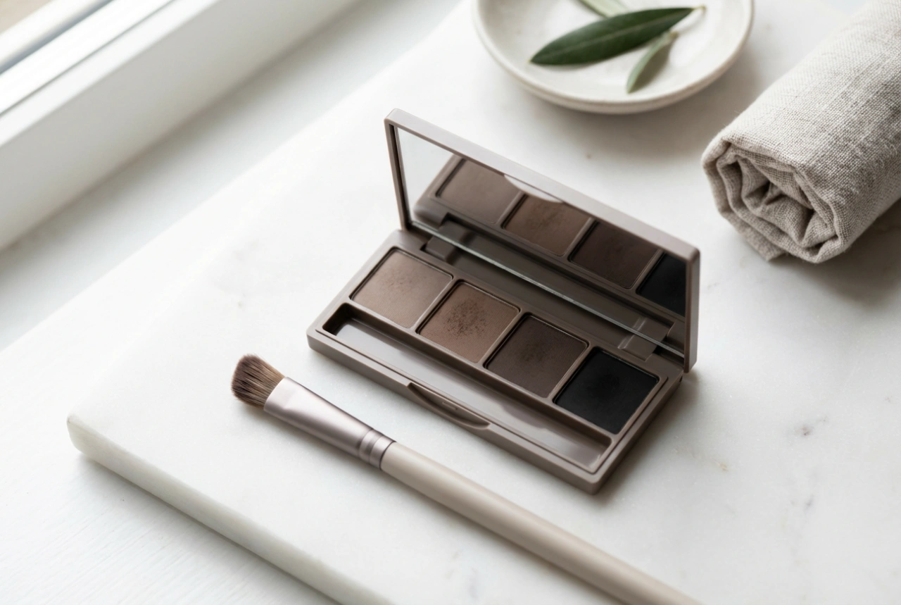 Palette per sopracciglia: tecniche di applicazione degli ombretti e sfumature naturali
