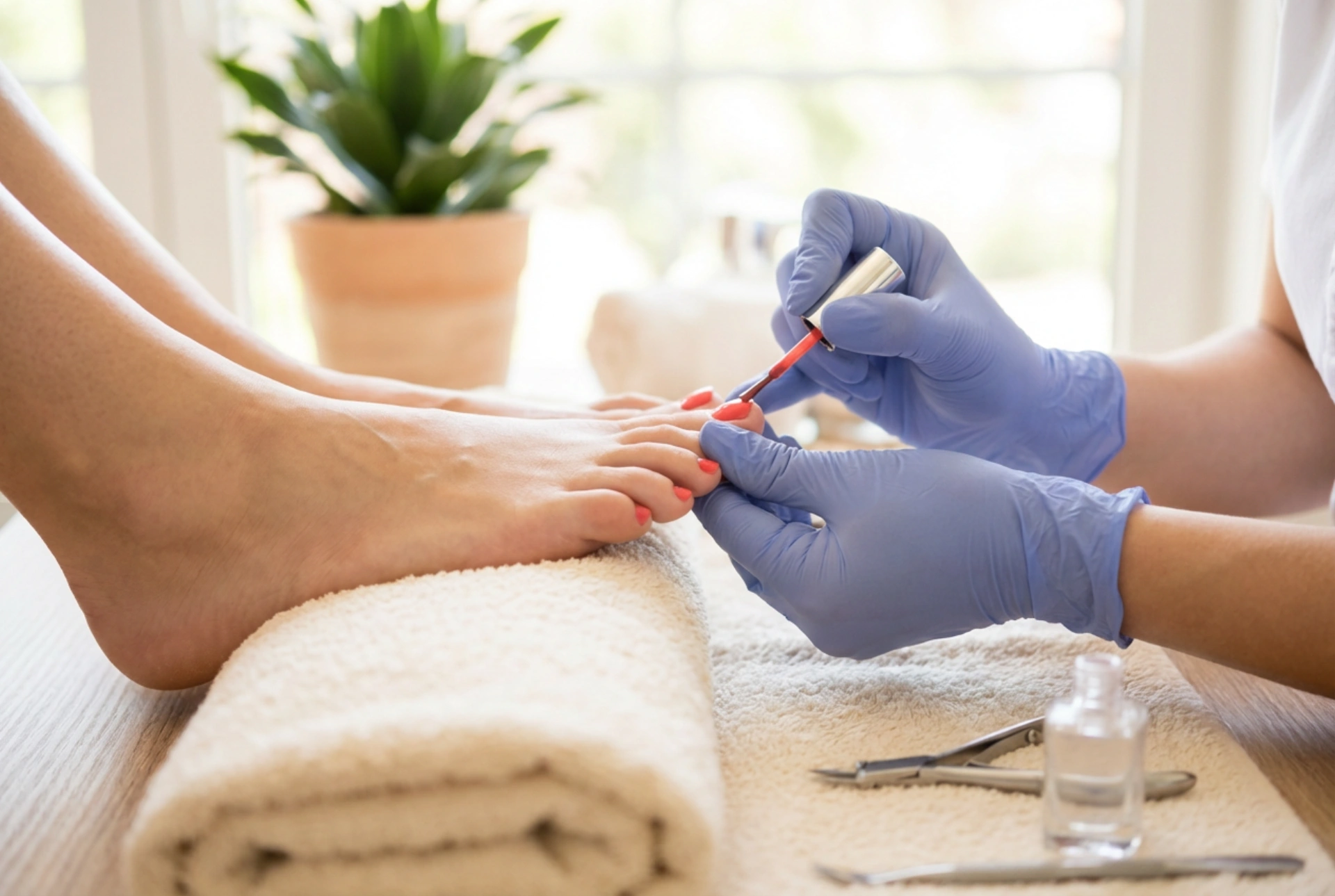 Pedicure Semipermanente: Preparazione dell'Unghia, Applicazione e Finitura