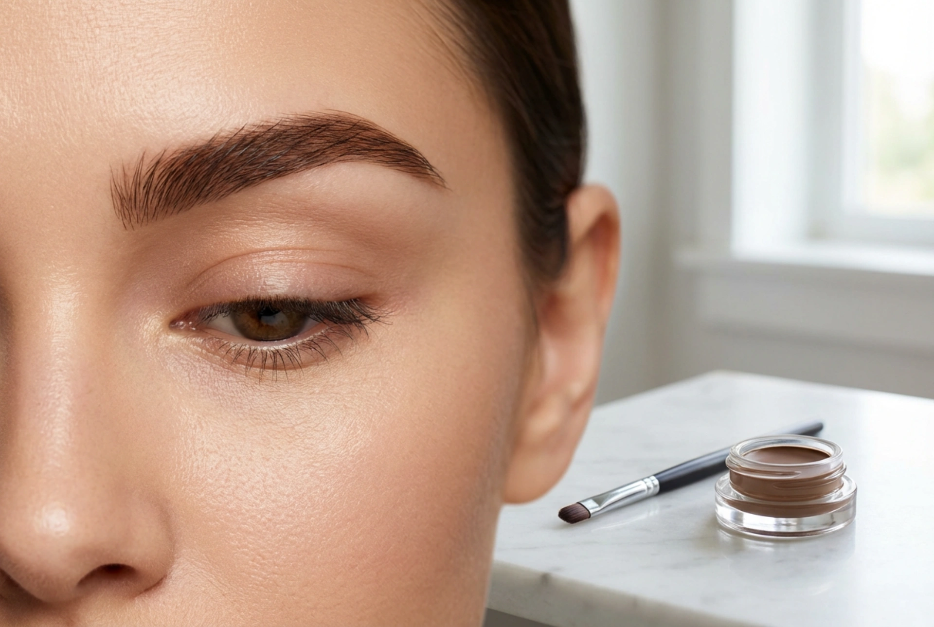 Styling delle sopracciglia con la tinta: effetto duraturo e linea dell'arco naturale passo dopo passo