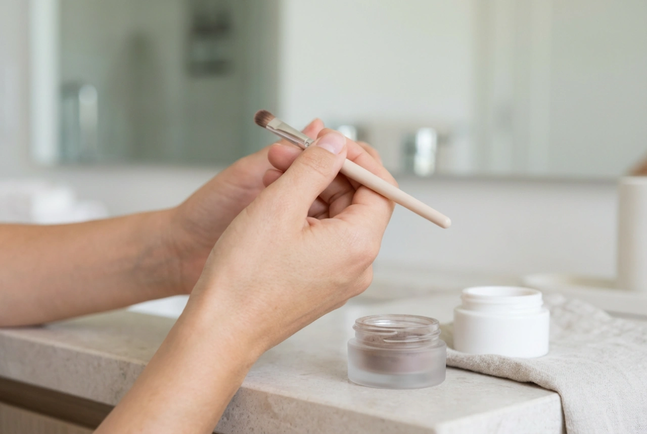 Polvere per sopracciglia: riempimento delicato, fissaggio e sfumature naturali