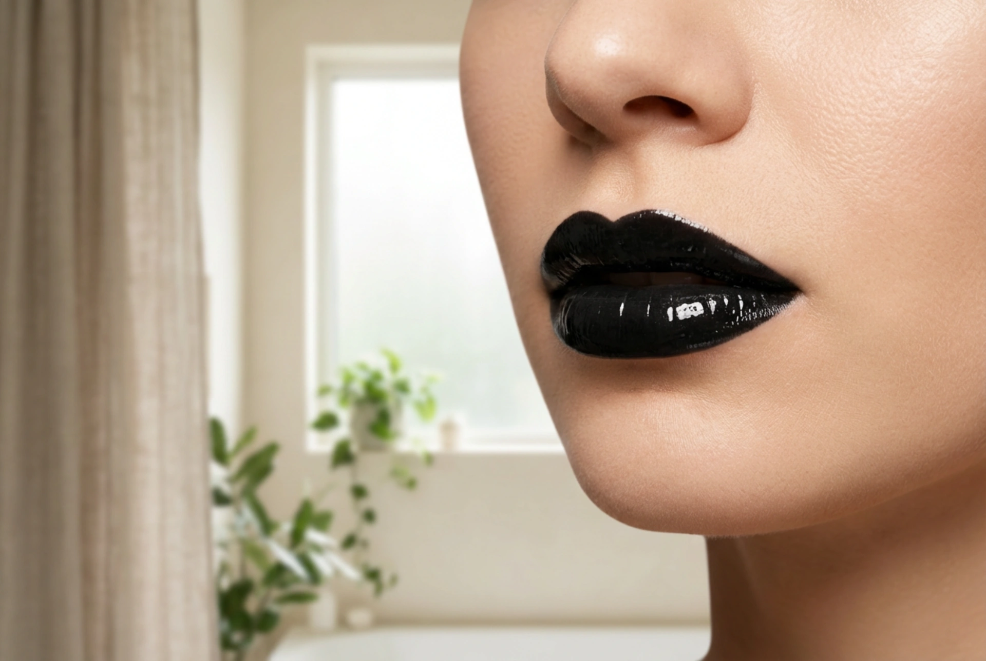 Lucidalabbra nero: da goth a glam, senza sbavature e senza macchie