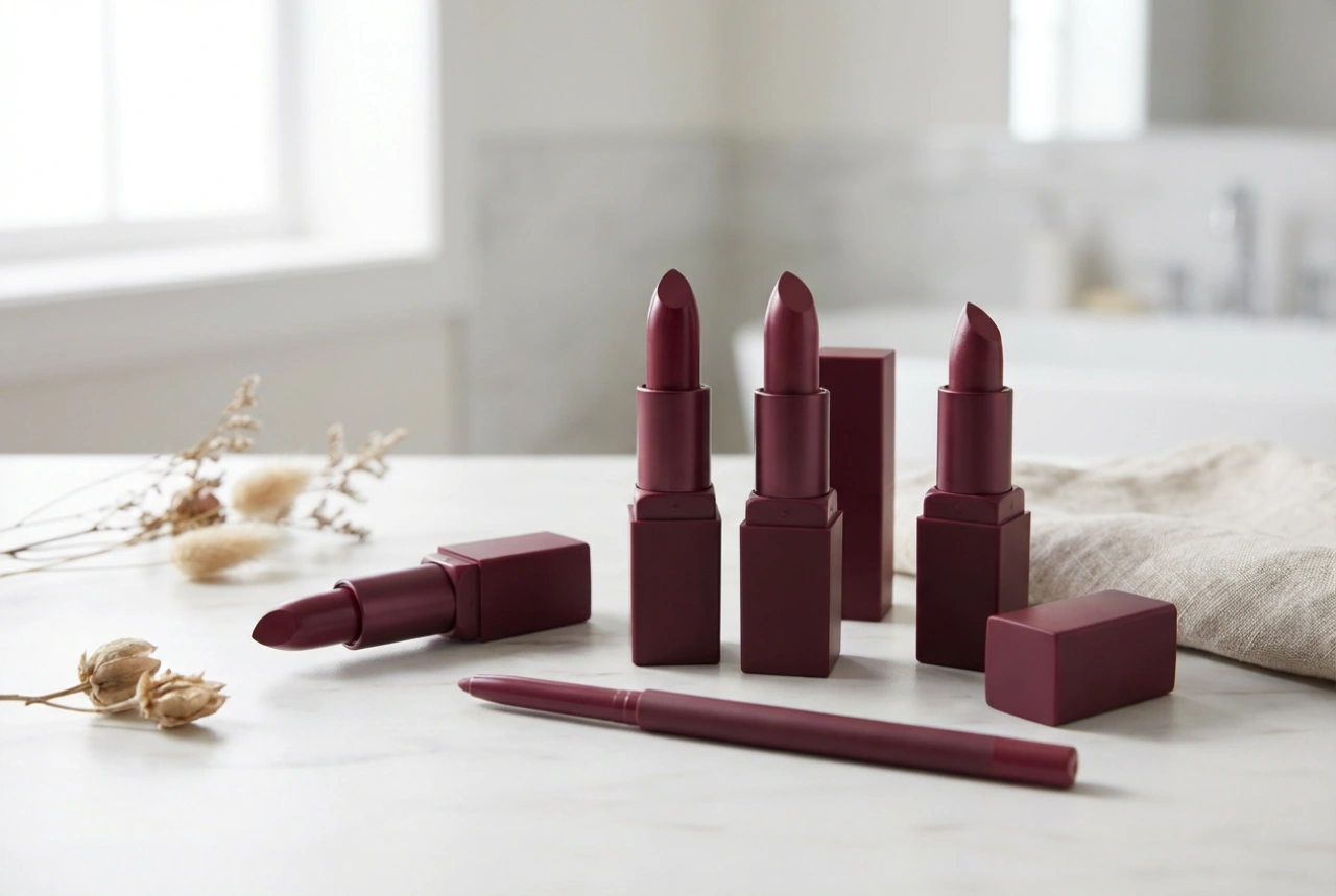 Rossetto bordeaux: come scegliere la tonalità e definire un contorno labbra perfetto