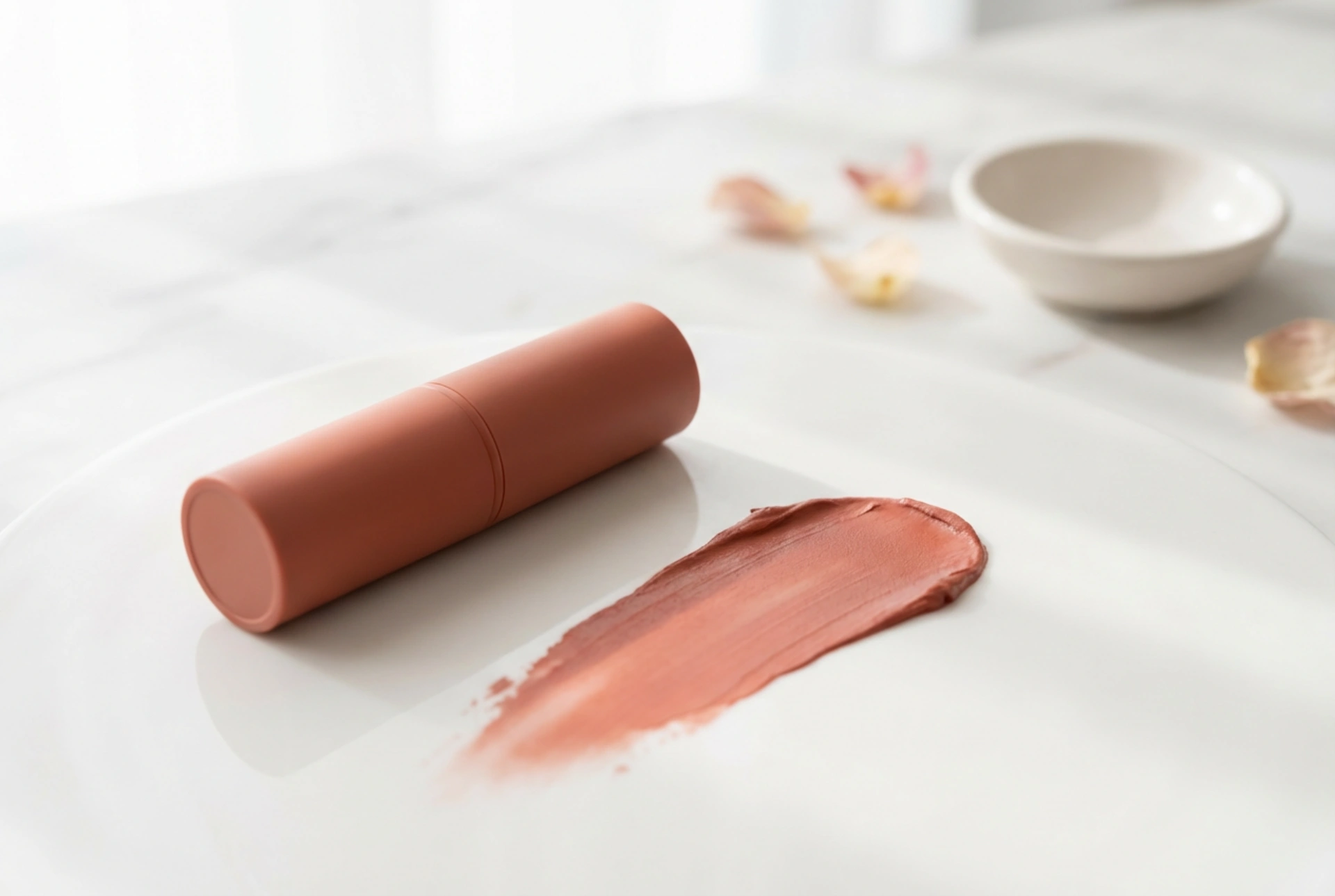 Rossetto in stick: applicazione precisa, stratificazione e durata