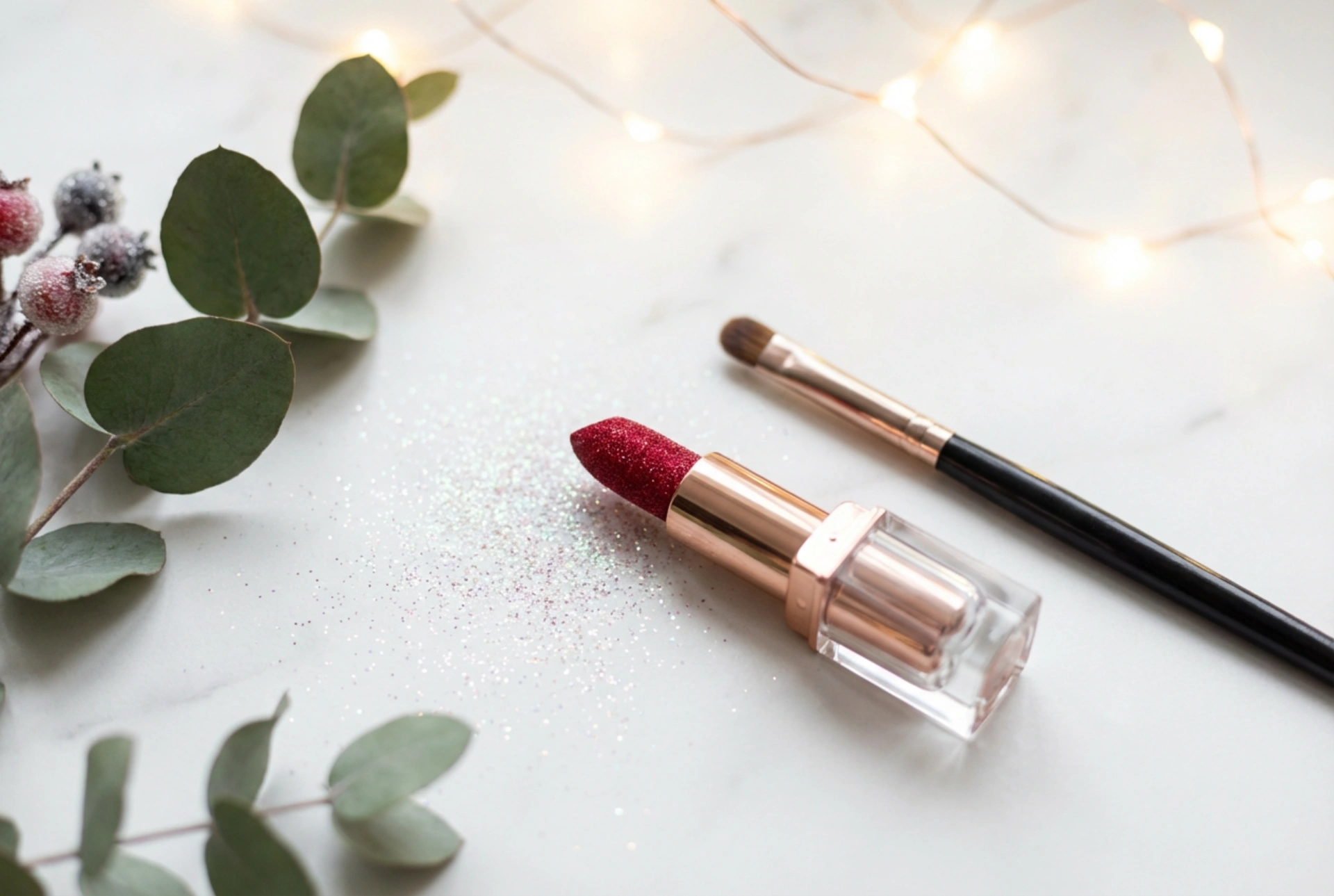Rossetto glitter per le feste e il carnevale: come applicarlo e fissarlo