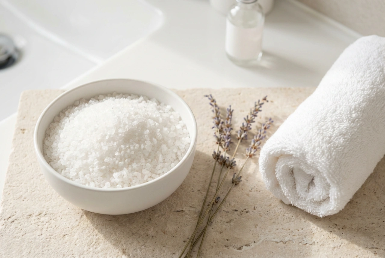Sale di Epsom per il bagno: come usarlo e abbinarlo per una SPA a casa