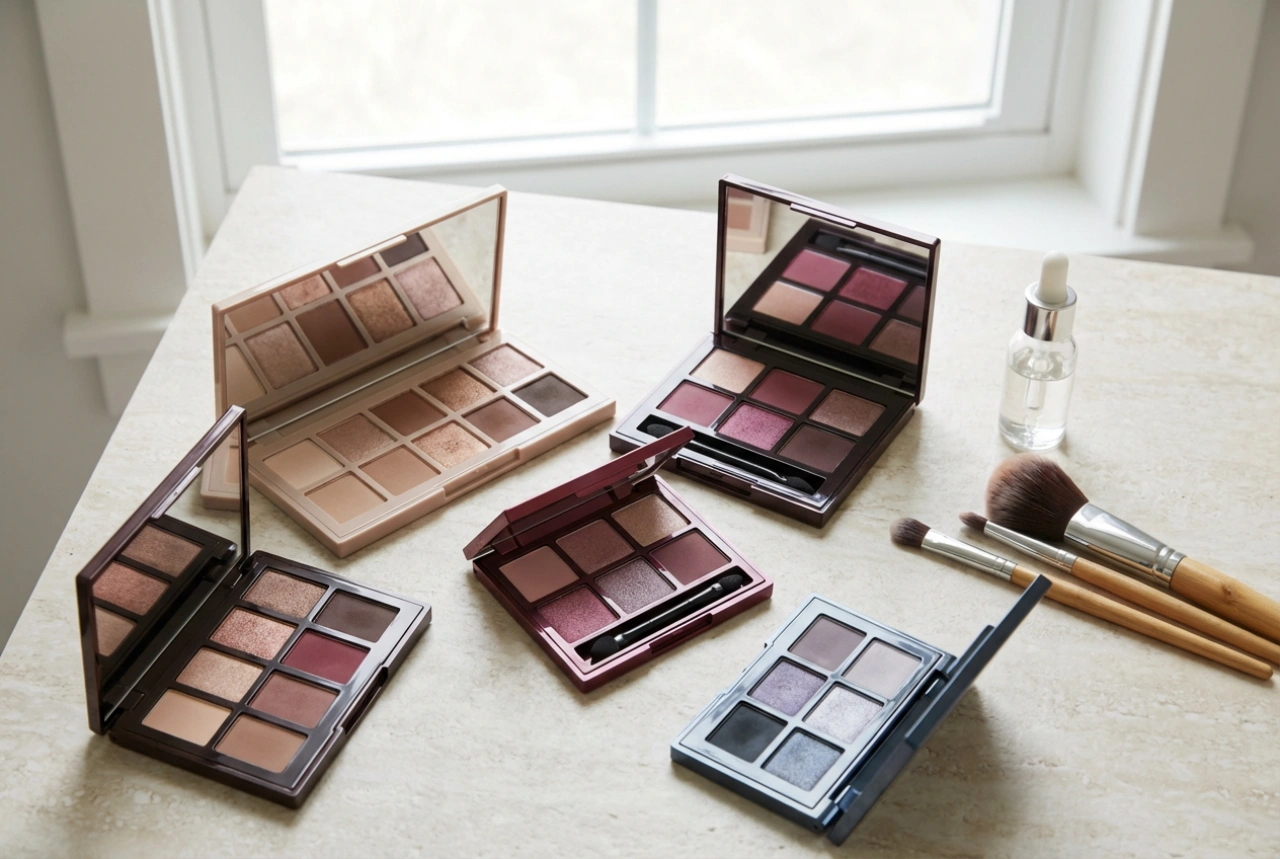 Palette di ombretti: come scegliere colori, texture e finish senza errori