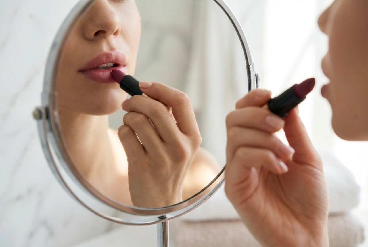 Rossetto opaco senza secchezza: preparazione delle labbra e applicazione