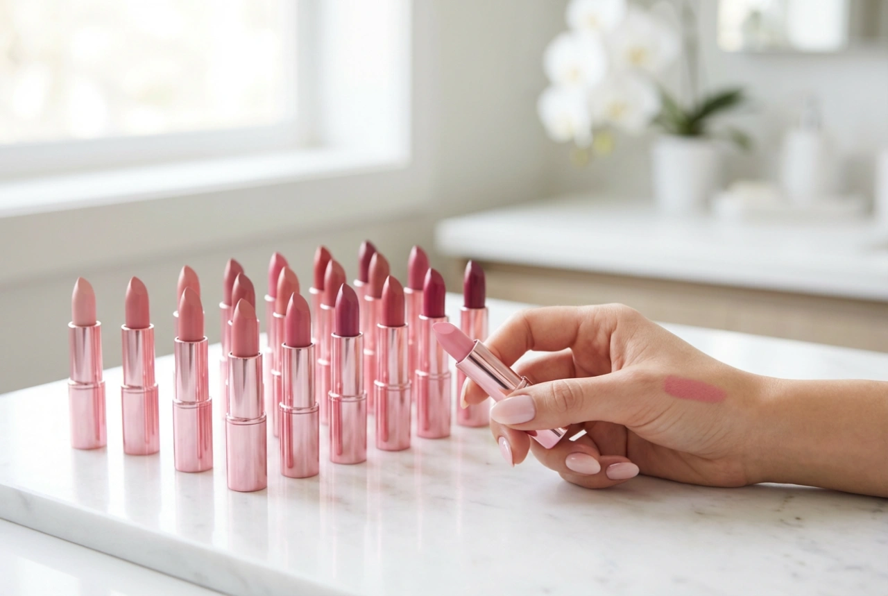 Rossetto rosa per il giorno e la sera: come scegliere la tonalità e l'applicazione perfetta