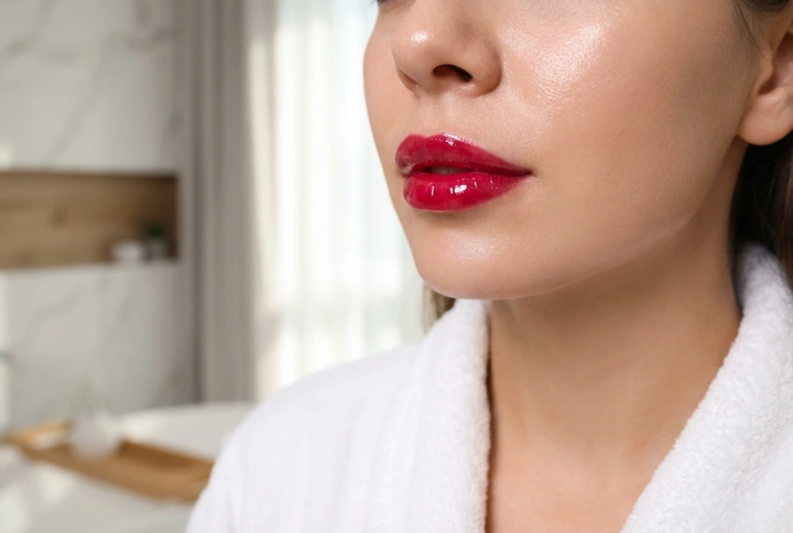 Lucidalabbra rosso: labbra rosse e luminose senza contorno